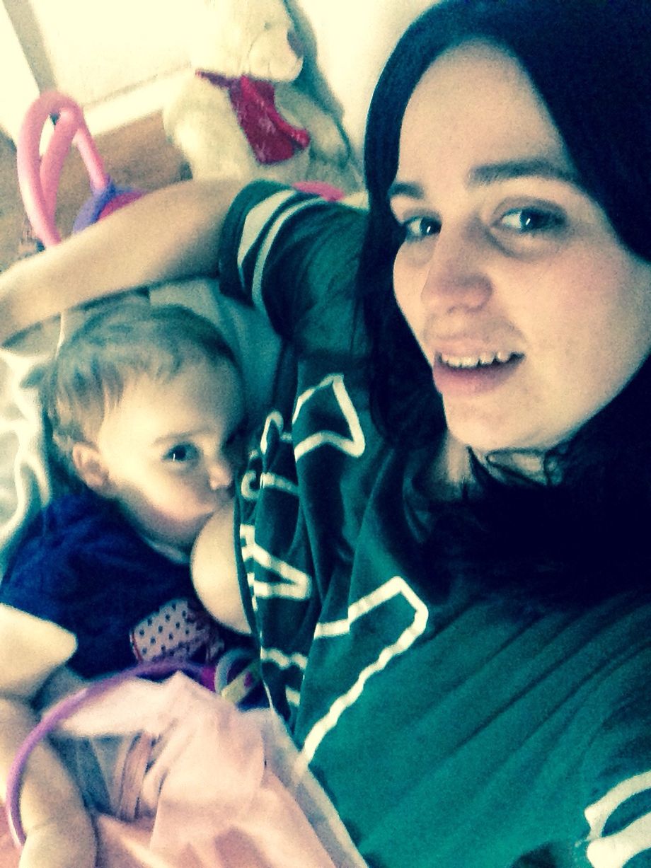 Gemma Hall from Nottingham: This is me breastfeeding my 19-month-old daughter Eloise. Breastfeeding is a beautiful and natural thing - it should not be hid away, it needs to be normalised."