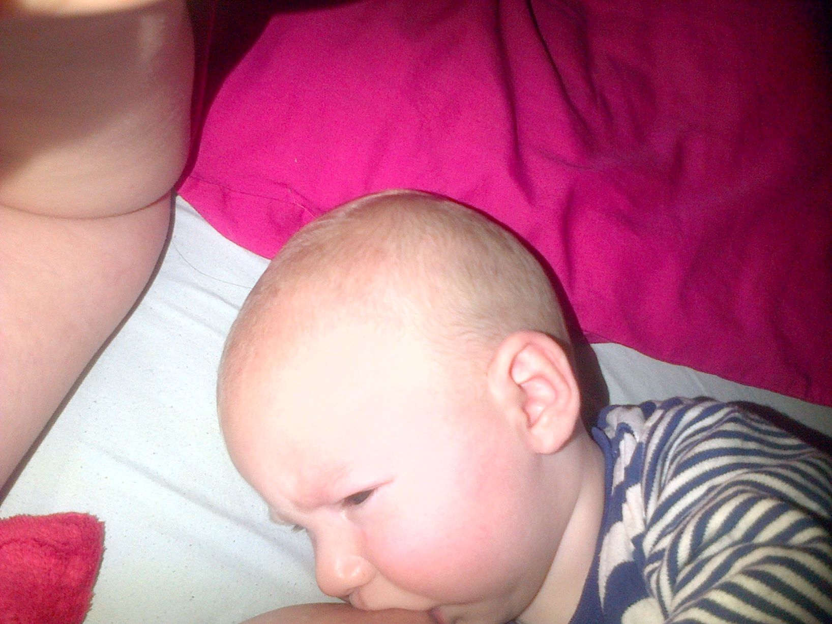 Breastfeeding selfie sent in by Sinead O'Brien from Nottingham